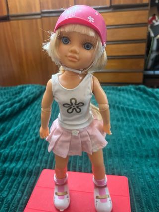 Muñeca Nancy Patinadora Rosa
