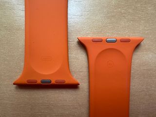 Apple Watch X Hermès 45mm. Orange Sport Band M/L