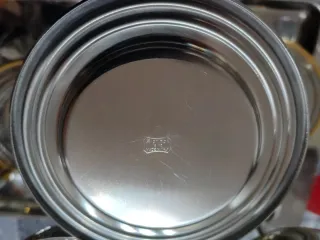 Calici con piattino acciaio inox 8/10