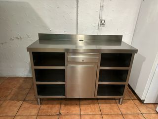 Mesa de trabajo industrial acero inoxidable