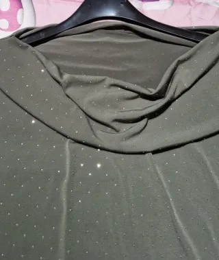 Maglia donna verde oliva