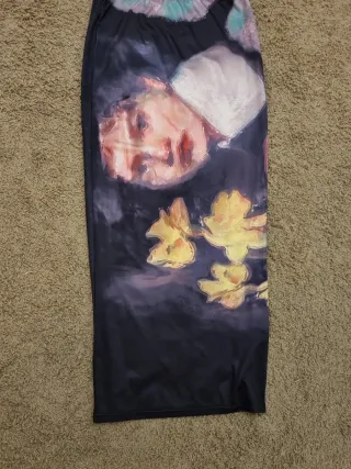 Conjunto dos piezas mujer estampado en licra.