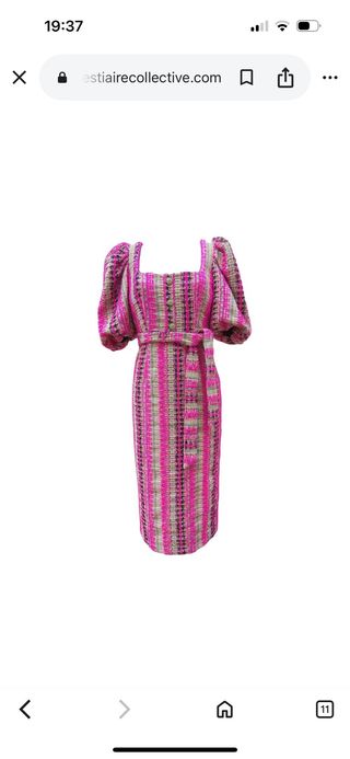 Vestido Uterqüe fiesta multicolor