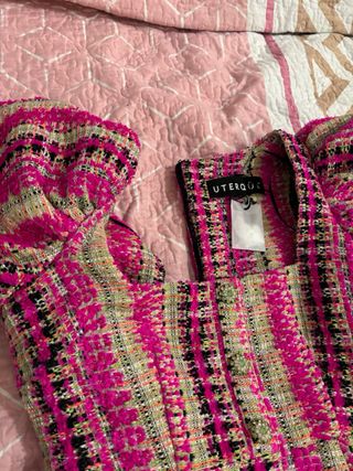 Vestido Uterqüe fiesta multicolor