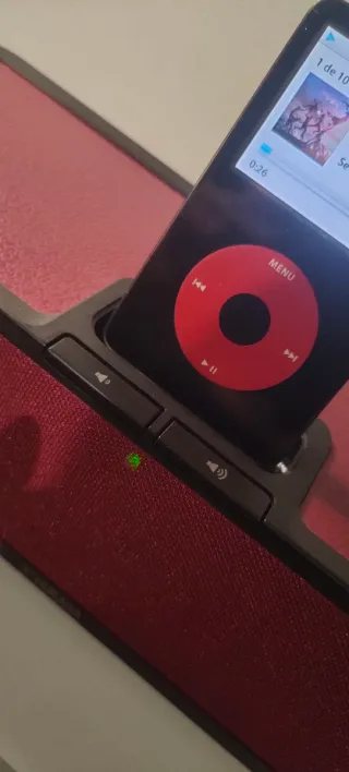 Altavoz Dock iPod Yamaha PDX-31 Rojo