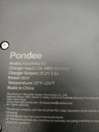 Limpiafondos Pondee X5