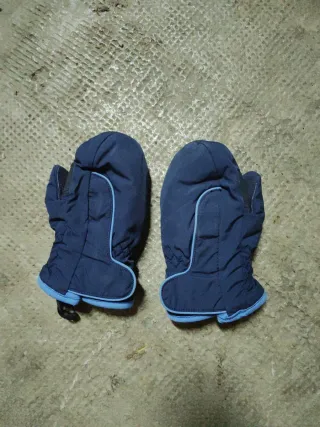 Manoplas nieve azul 2-3 años