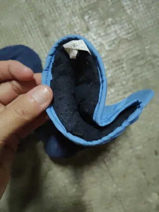 Manoplas nieve azul 2-3 años