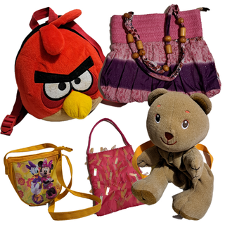 Lote 5 Borse e Zaini per Bambini