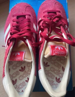 Adidas Gazelle rosas y blancas