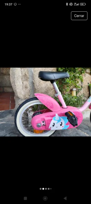 Bicicleta infantil 14 pulgadas