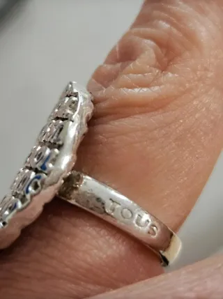 Gran Anillo Tous Plata. Original