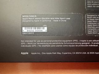 Apple Watch X Nike 44mm. Obsidian Mist Sport Loop