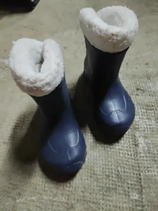 Botas/decansos Quechua Talla 28/29 Azul