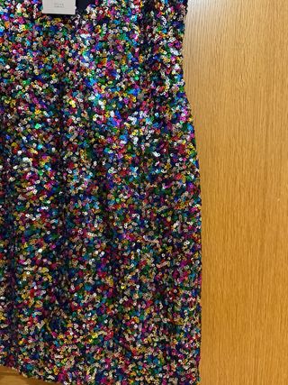 Vestido lentejuelas colores nuevo