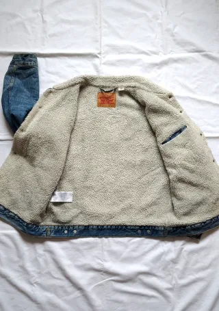 Chaqueta vaquera Levis Sherpa Trucker talla L
