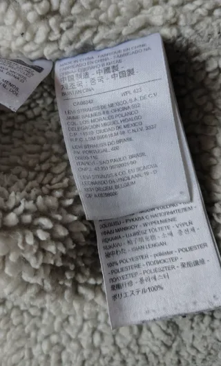 Chaqueta vaquera Levis Sherpa Trucker talla L