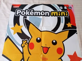 Póster Promocional Gigante Pokémon Mini Nintendo