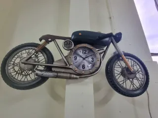 Reloj Decorativo Moto Estilo Vintage