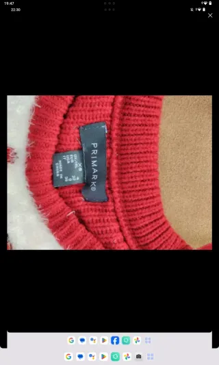 Traje Mamá Noel Talla XS Primark