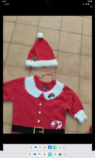 Traje Mamá Noel Talla XS Primark