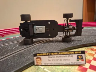 SCALEXTRIC UK 1991 MINARDI F1 #24 G.Morbidelli