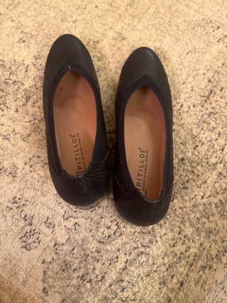 Zapatos Pitillos azul marino