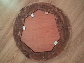 Specchio a forma di luna con stelle