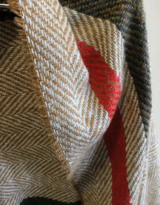 Bufanda de lana sintética