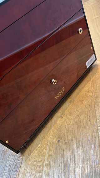 Caja WOLF doble automática para relojes