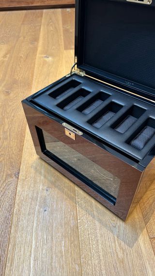 Caja WOLF doble automática para relojes