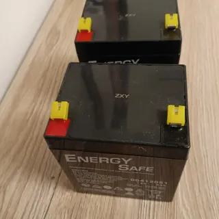 2 Batterie ENERGY SAFE 12V 5Ah
