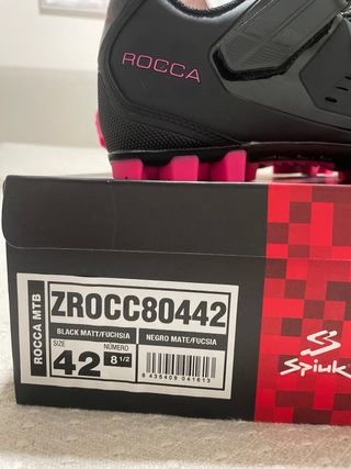 Zapatillas Ciclismo Spiuk ROCCA Negras/Rosa