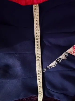 Vestido Teria Yabar Azul Encaje