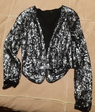 Torera fiesta lentejuelas Mango