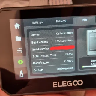 Impresora 3D Elegoo Centauri Carbon