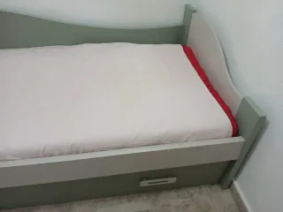 Cama nido infantil madera ,incluye un colchon