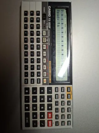 REBAJADO!Calculadora Casio FX-850 P Manual y RP-33