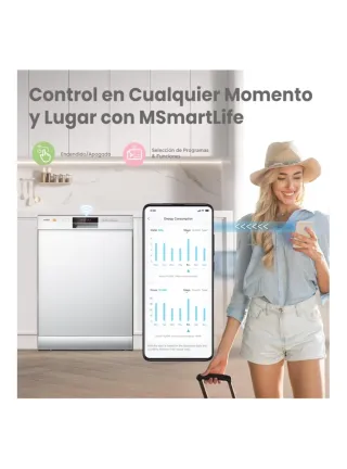 Lavavajillas 12 cubiertos WiFi