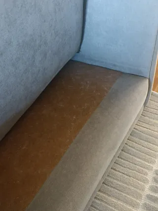 Sofá 3 plazas gris verdos