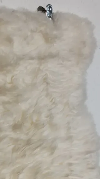 Alfombra Piel Oveja Natural Ikea Blanca