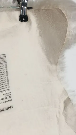 Alfombra Piel Oveja Natural Ikea Blanca