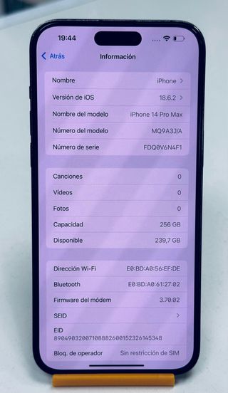 iPhone 14 Pro Max 256GB Negro