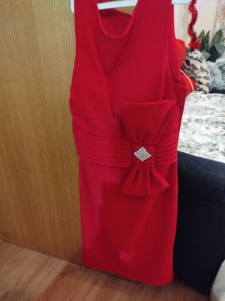 Vestido rojo de fiesta