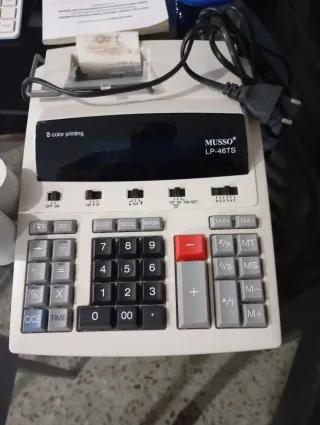 Calculadora MUSSO LP-46TS 2-color printing