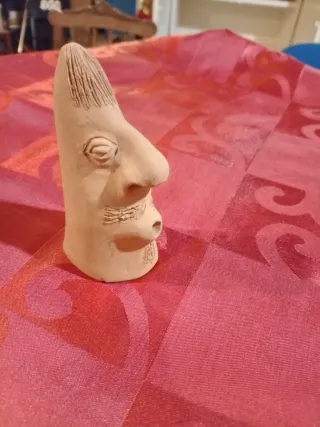 Apito/chocalho artesanal para pintar