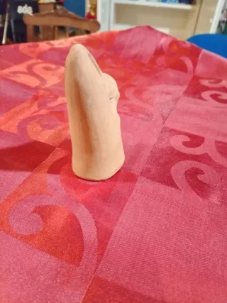 Apito/chocalho artesanal para pintar