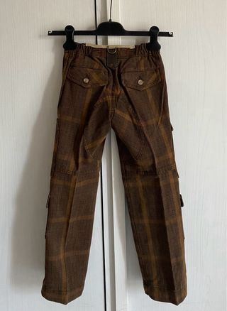 Pantalone cargo scozzese bambino tg 7 anni Hammer