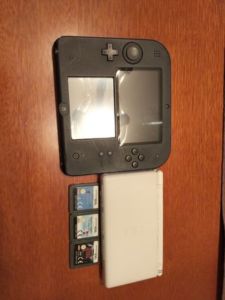 Lote Nintendo 2DS y DS Lite (Negro/Blanco)