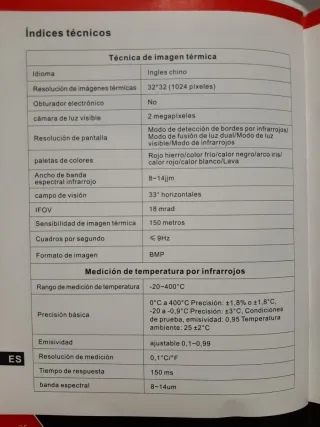 Cámara Termográfica NF-521
